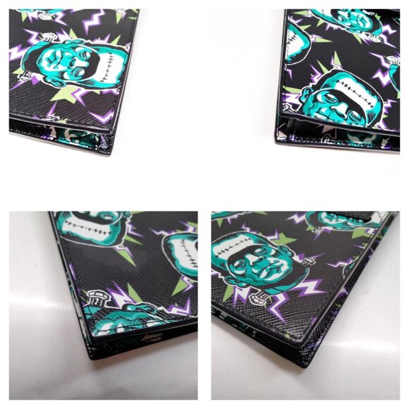 Authentic Prada Frankenstein Sacoche Black Leather Crossbody mon585-111025 - Picture 11 of 16